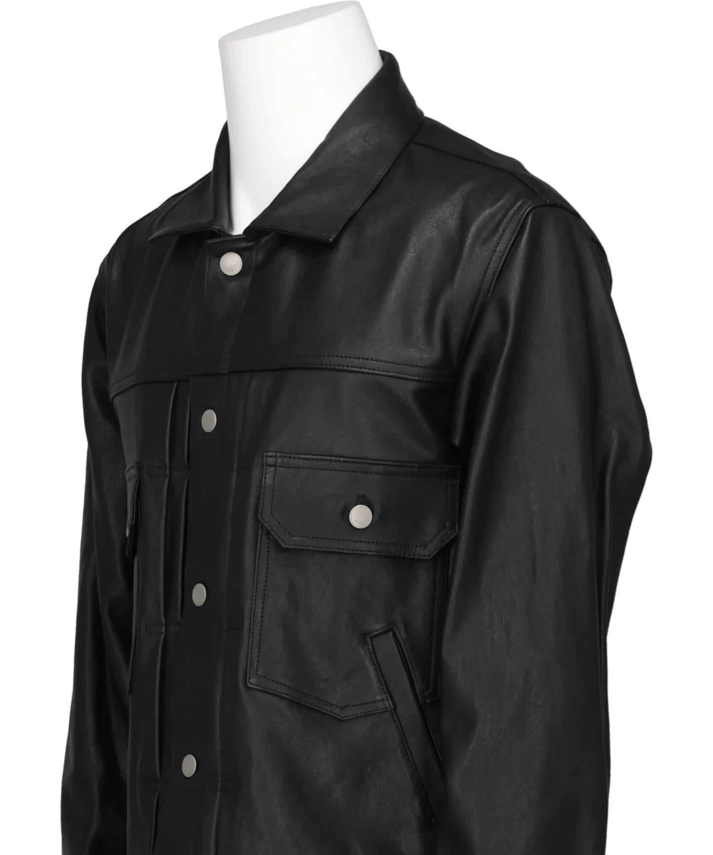 LEATHER TRUCKER JACKET