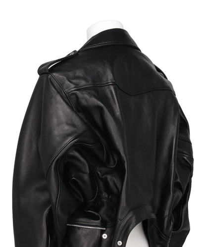 DOUBLE-END VINTAGE LEATHER GT RIDERS JACKET