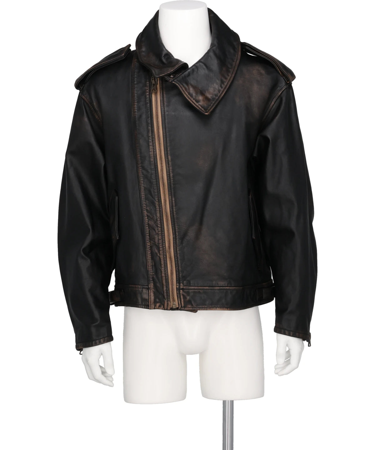 KIMINORI MORISHITA HORSE LEATHER RIDERS JACKET