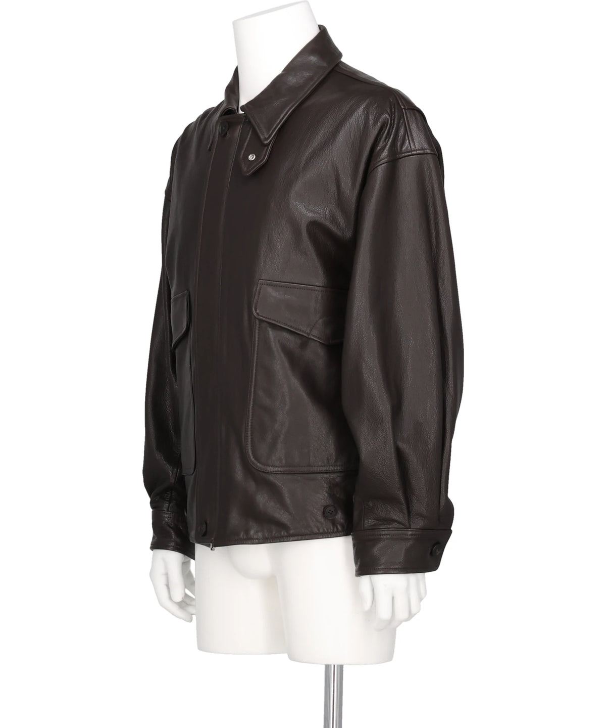 COW LEATHER FLIGHT JACKET