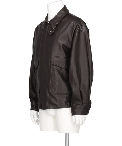 COW LEATHER FLIGHT JACKET