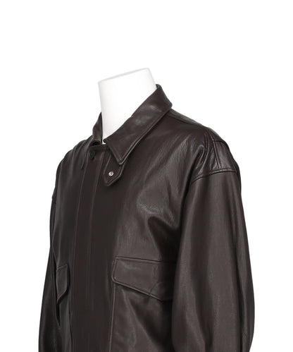 COW LEATHER FLIGHT JACKET