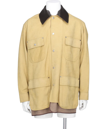 YOKE(ヨーク) 2026AW NUBUCK LEATHER COVERALL JACKET YK25FW01019B