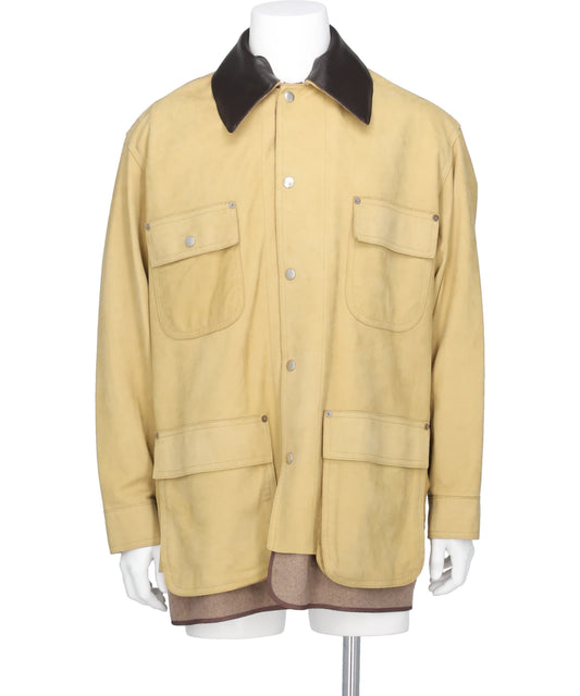 YOKE(ヨーク) 2026AW NUBUCK LEATHER COVERALL JACKET YK25FW01019B
