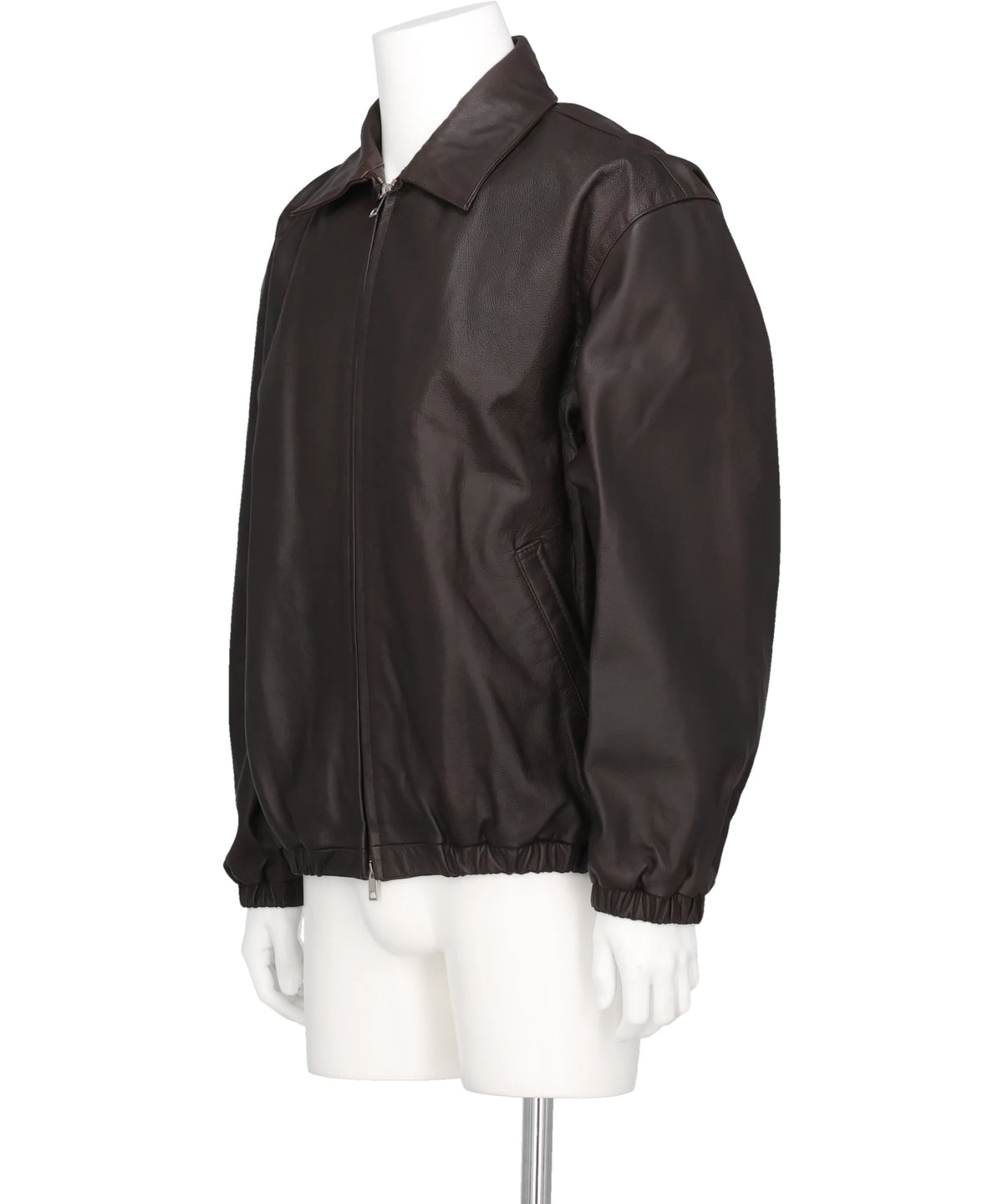 CALF LEATHER SPORTS JACKET