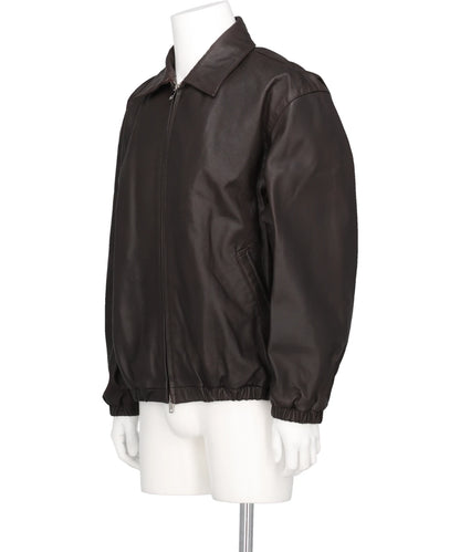 CALF LEATHER SPORTS JACKET