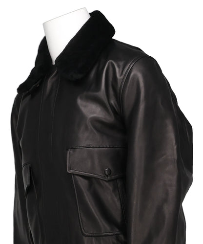 AVIATOR LEATHER JACKET