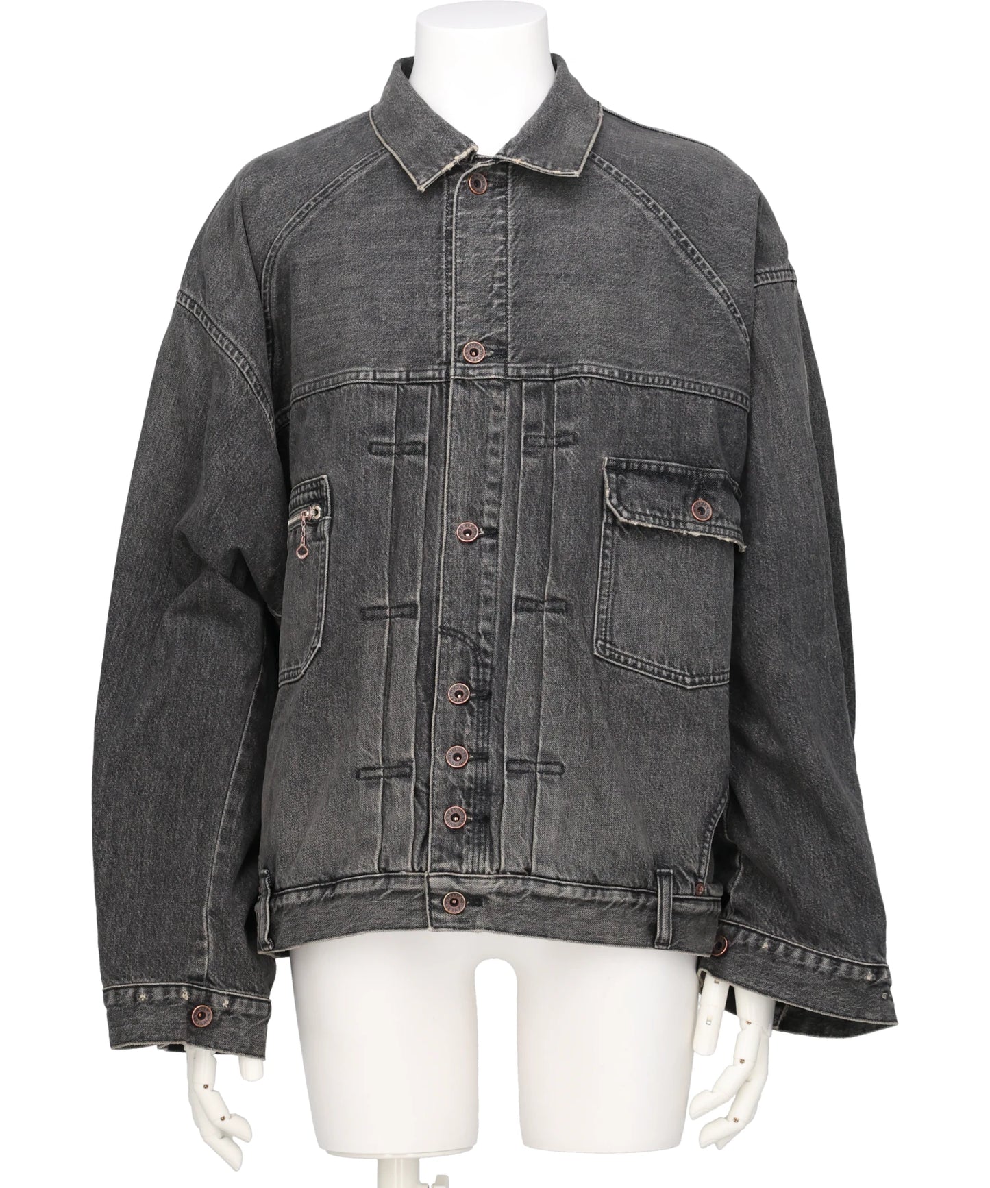 DAIRIKU(ダイリク)"INCEPTION" VINTAGE WASHED DENIM JACKET