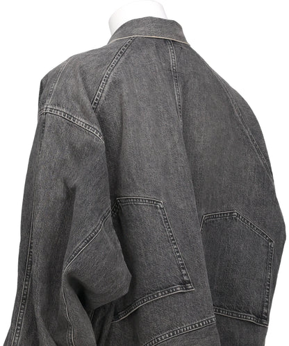 "INCEPTION" VINTAGE WASHED DENIM JACKET