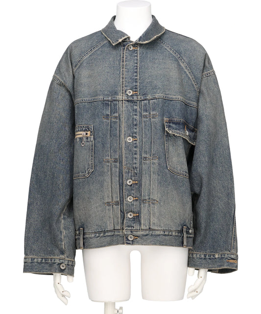 DAIRIKU(ダイリク) "INCEPTION" VINTAGE WASHED DENIM JACKET