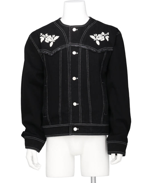 VIVIANO(ヴィヴィアーノ) 2026SS HAND EMBROIDERED DENIM JACKET *VM-SS26-J06