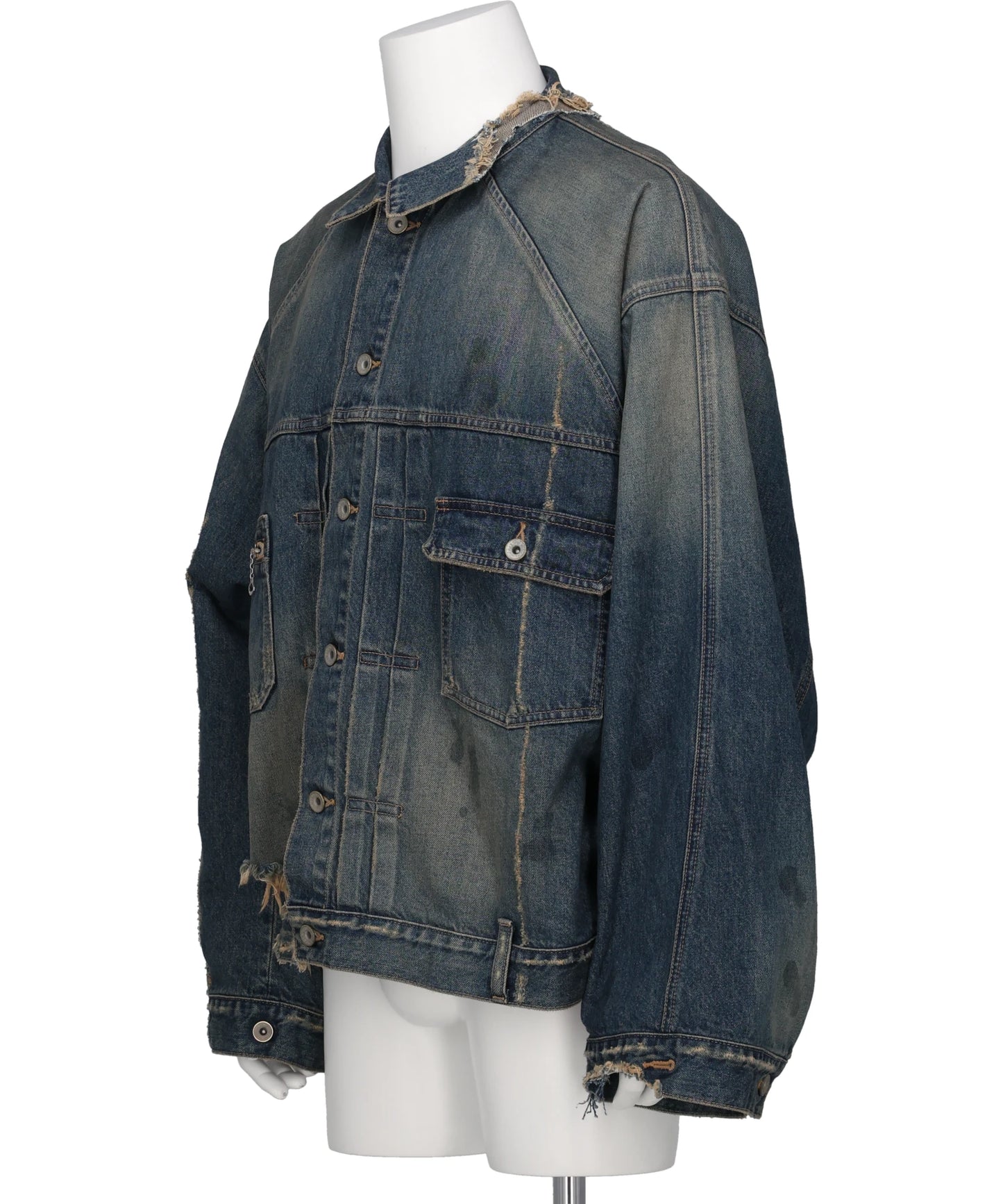 "80YEAR" DAMAGE DENIM JACKET