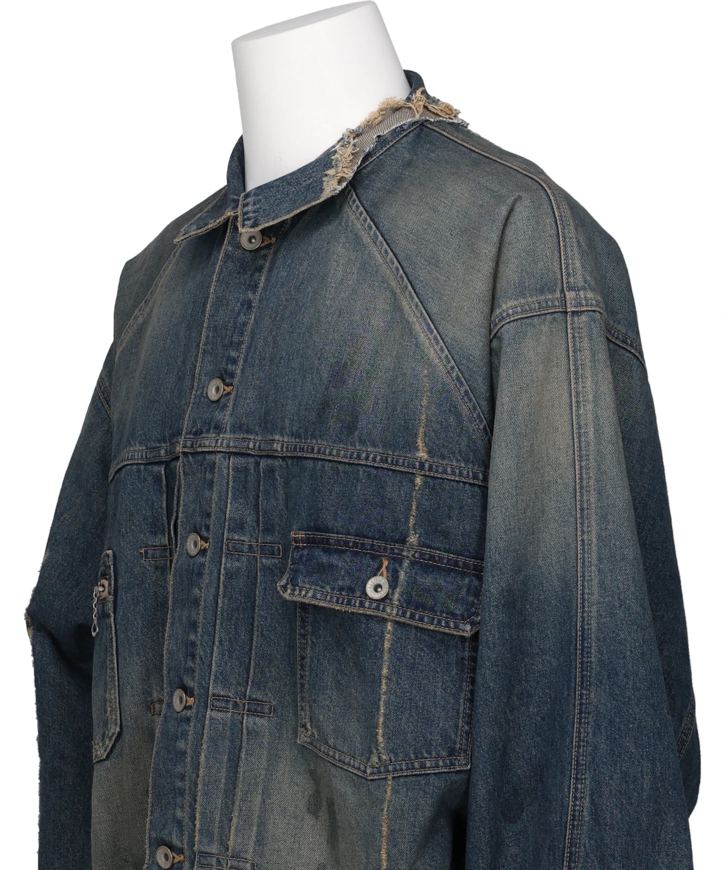 "80YEAR" DAMAGE DENIM JACKET