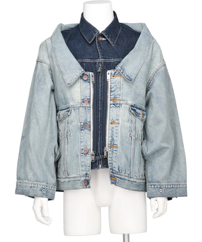 amok(アモク) 2026SS TWO-IN-ONE DENIM JACKET 261043
