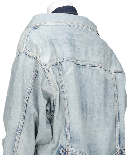 TWO-IN-ONE DENIM JACKET