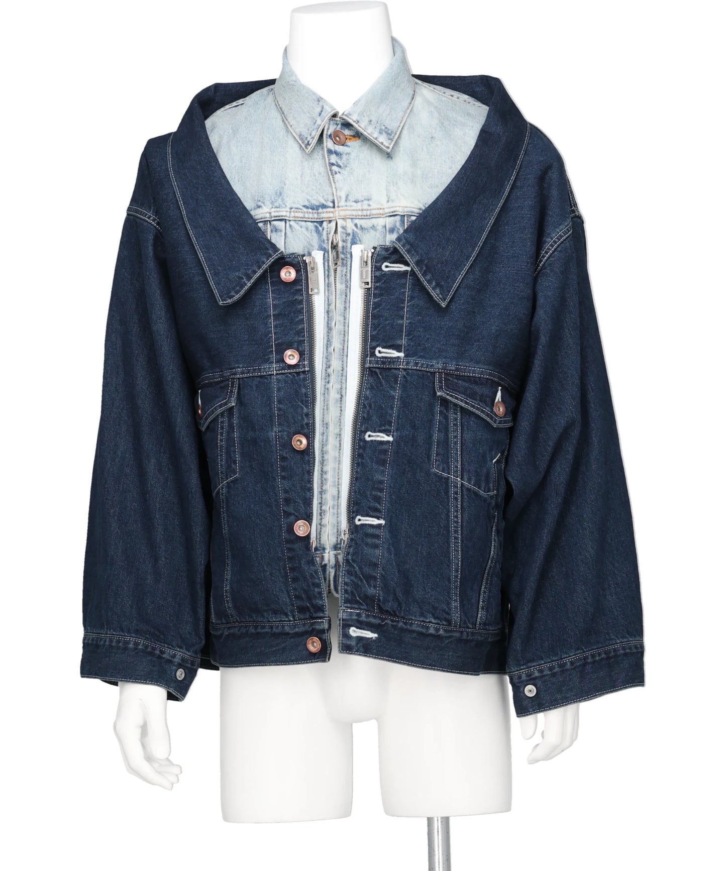 amok(アモク) 2026SS TOW-IN-ONE DENIM JACKET 261043