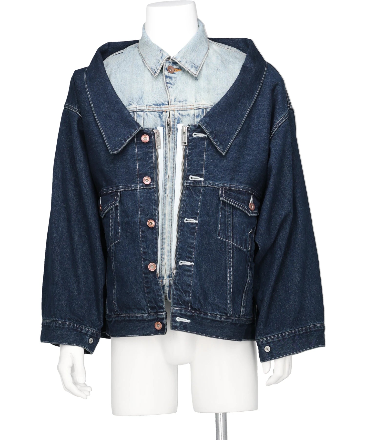 amok(アモク) 2026SS TOW-IN-ONE DENIM JACKET 261043