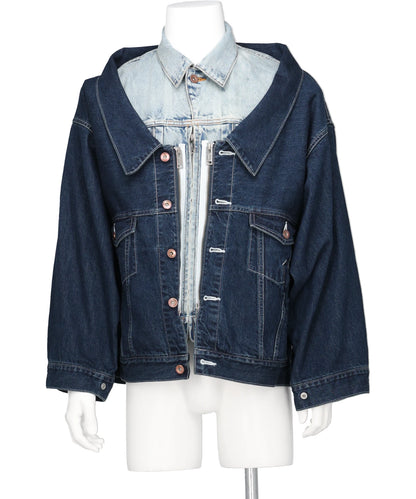 amok(アモク) 2026SS TOW-IN-ONE DENIM JACKET 261043