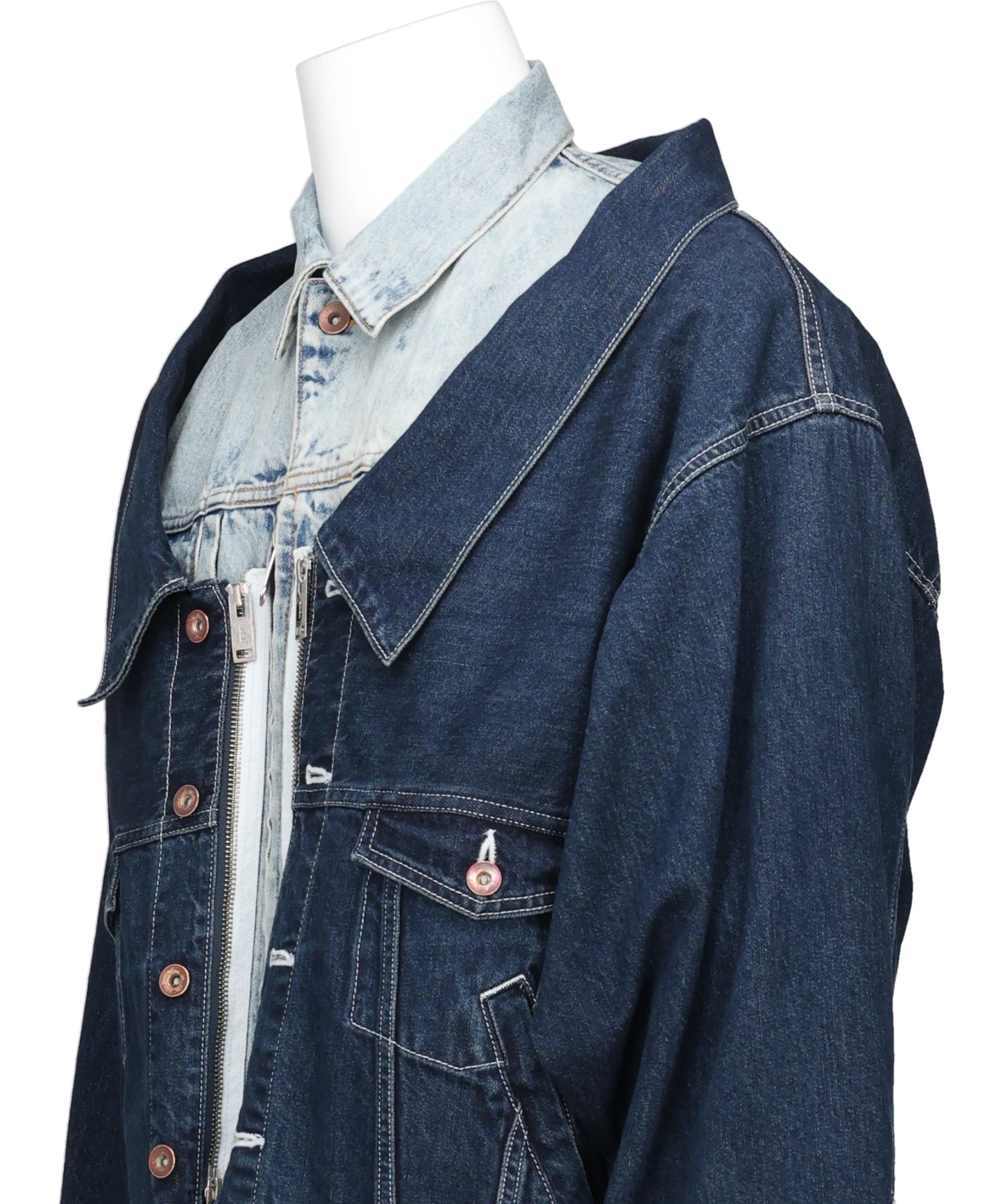 TOW-IN-ONE DENIM JACKET