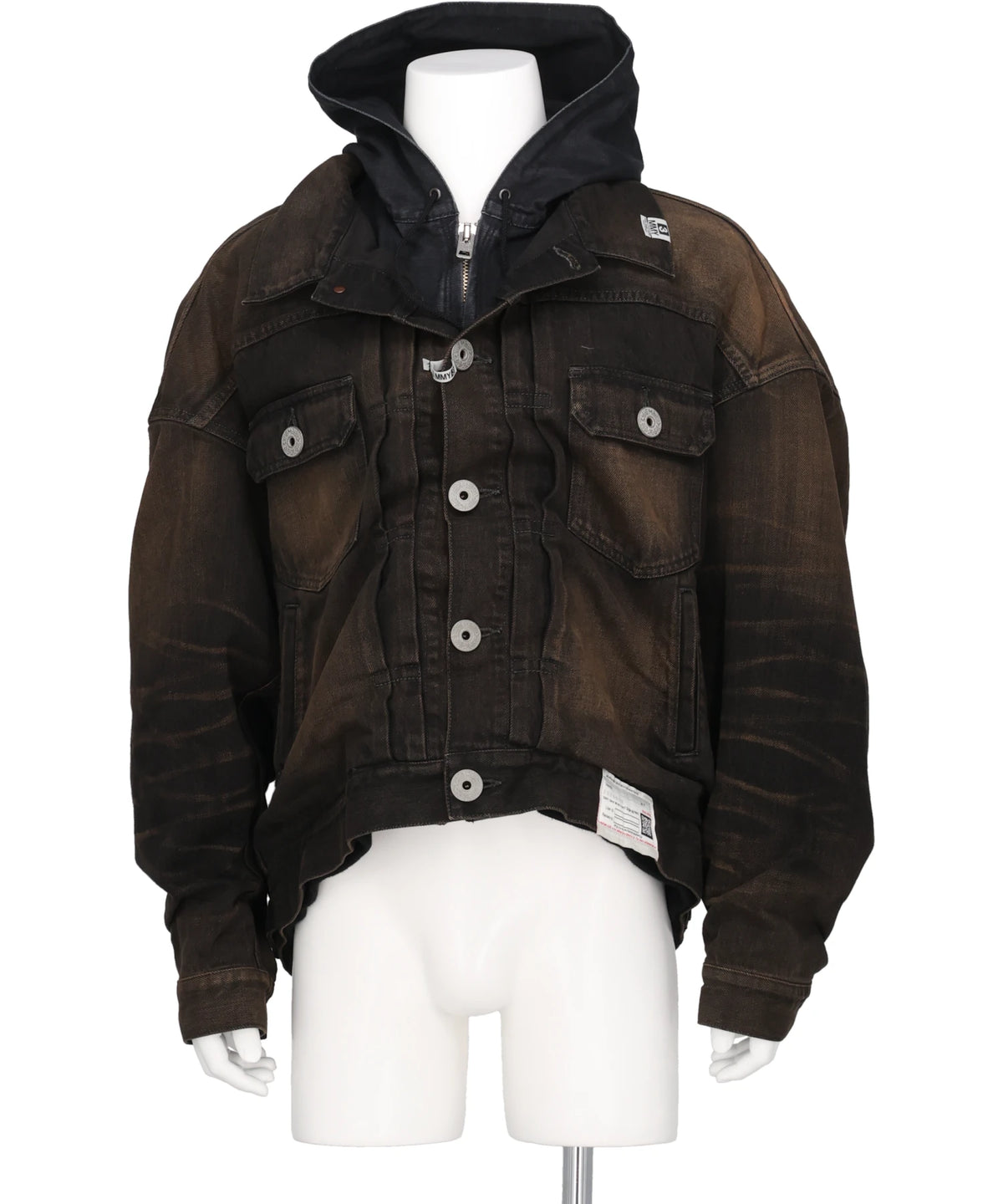 Maison MIHARA YASUHIRO(メゾンミハラヤスヒロ) 2026AW LAYERED DENIM JACKET A17BL023