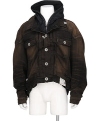 Maison MIHARA YASUHIRO(メゾンミハラヤスヒロ) 2026AW LAYERED DENIM JACKET A17BL023