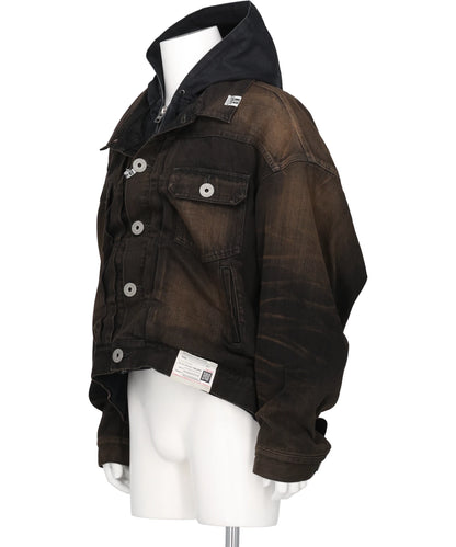 LAYERED DENIM JACKET