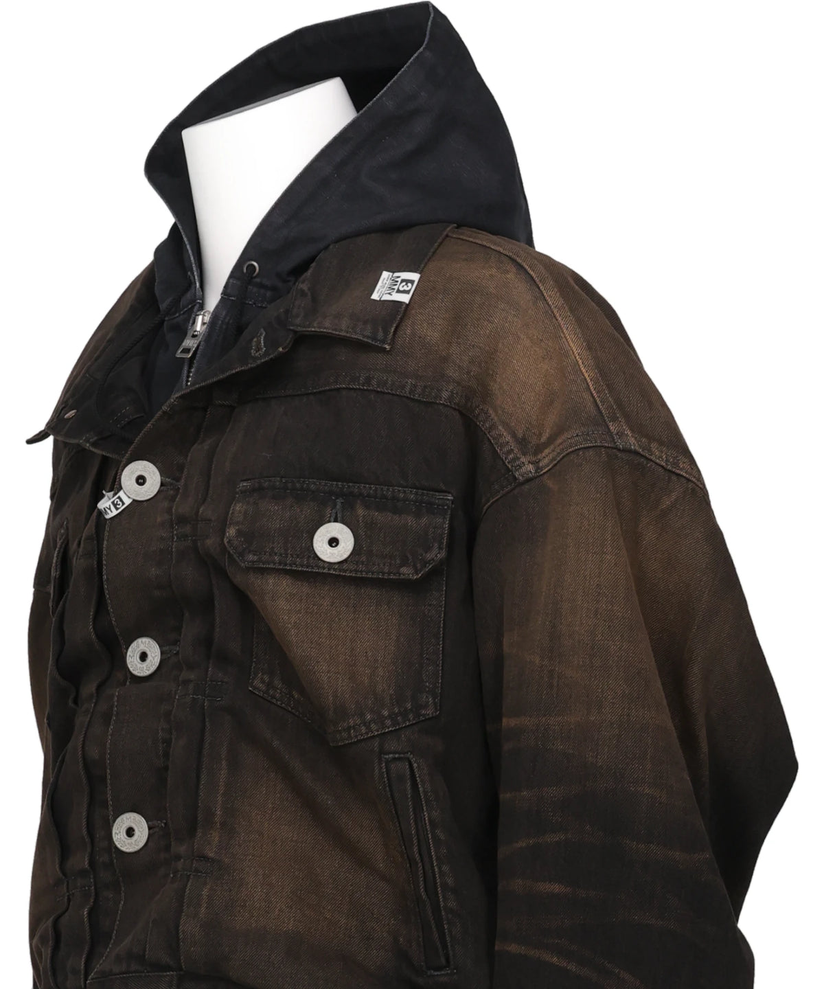 LAYERED DENIM JACKET