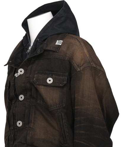 LAYERED DENIM JACKET