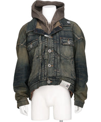 Maison MIHARA YASUHIRO(メゾンミハラヤスヒロ) 2026AW LAYERED DENIM JACKET A17BL023