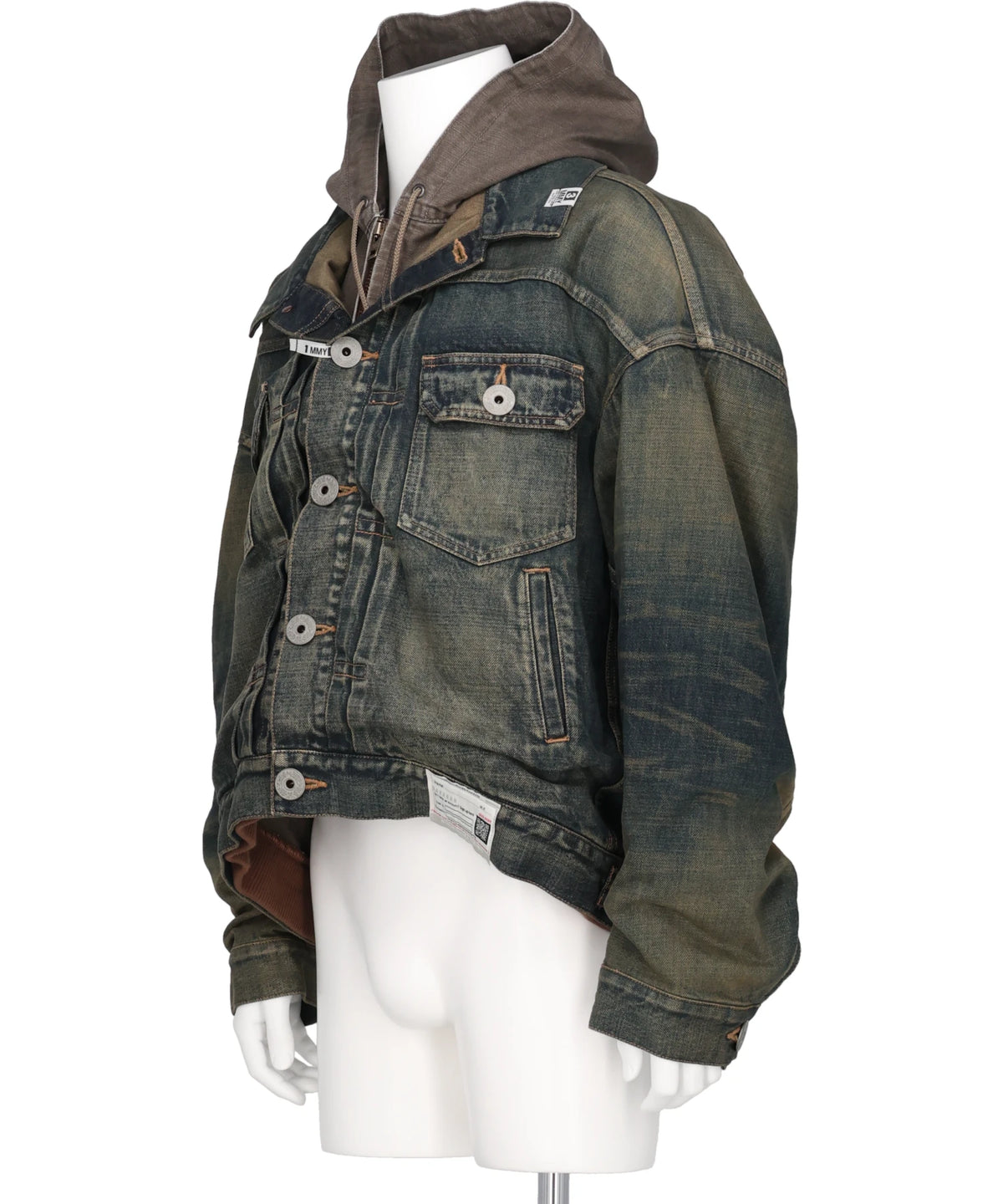 LAYERED DENIM JACKET