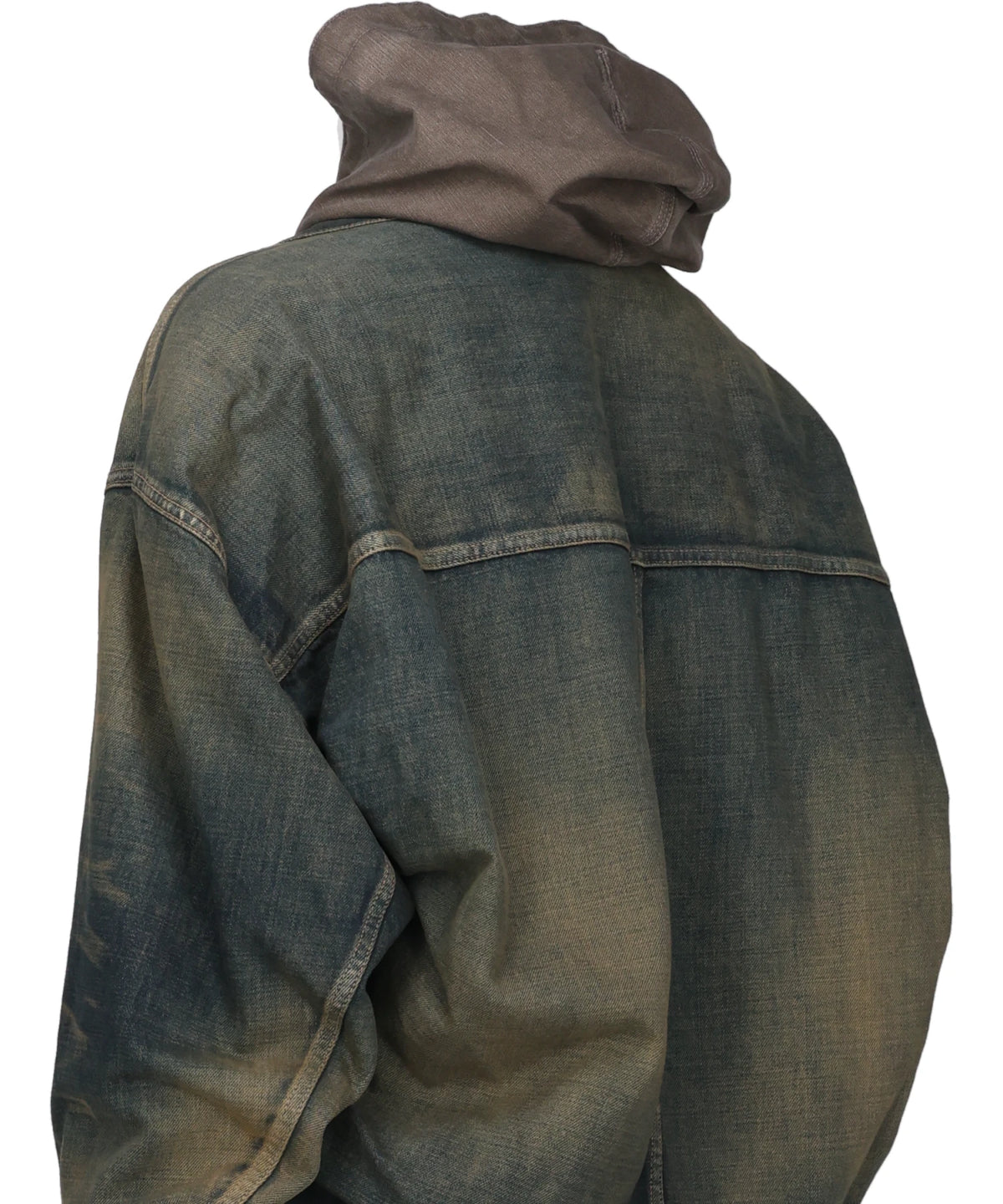 LAYERED DENIM JACKET