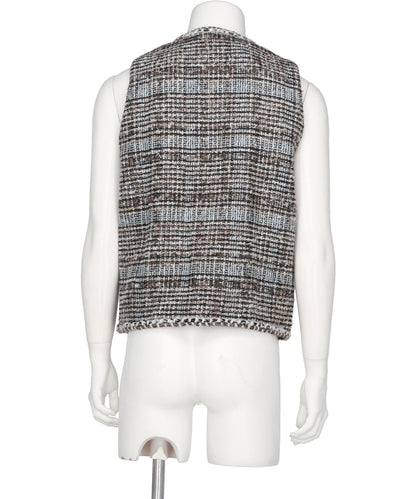 MELANGE TWEED GILET