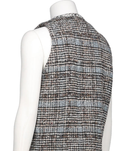 MELANGE TWEED GILET