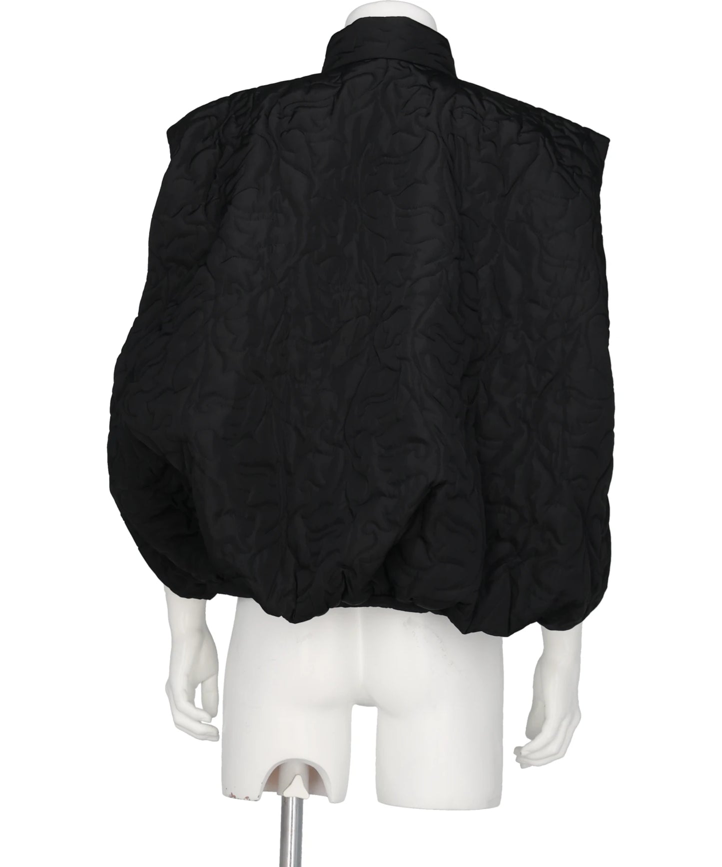 FLOWER PATTERN QUILTED GILET