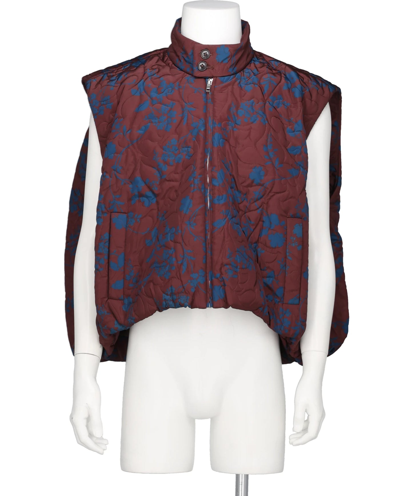 VIVIANO(ヴィヴィアーノ) 2026AW FLOWER PATTERN QUILTED GILET VM-AW26-V03