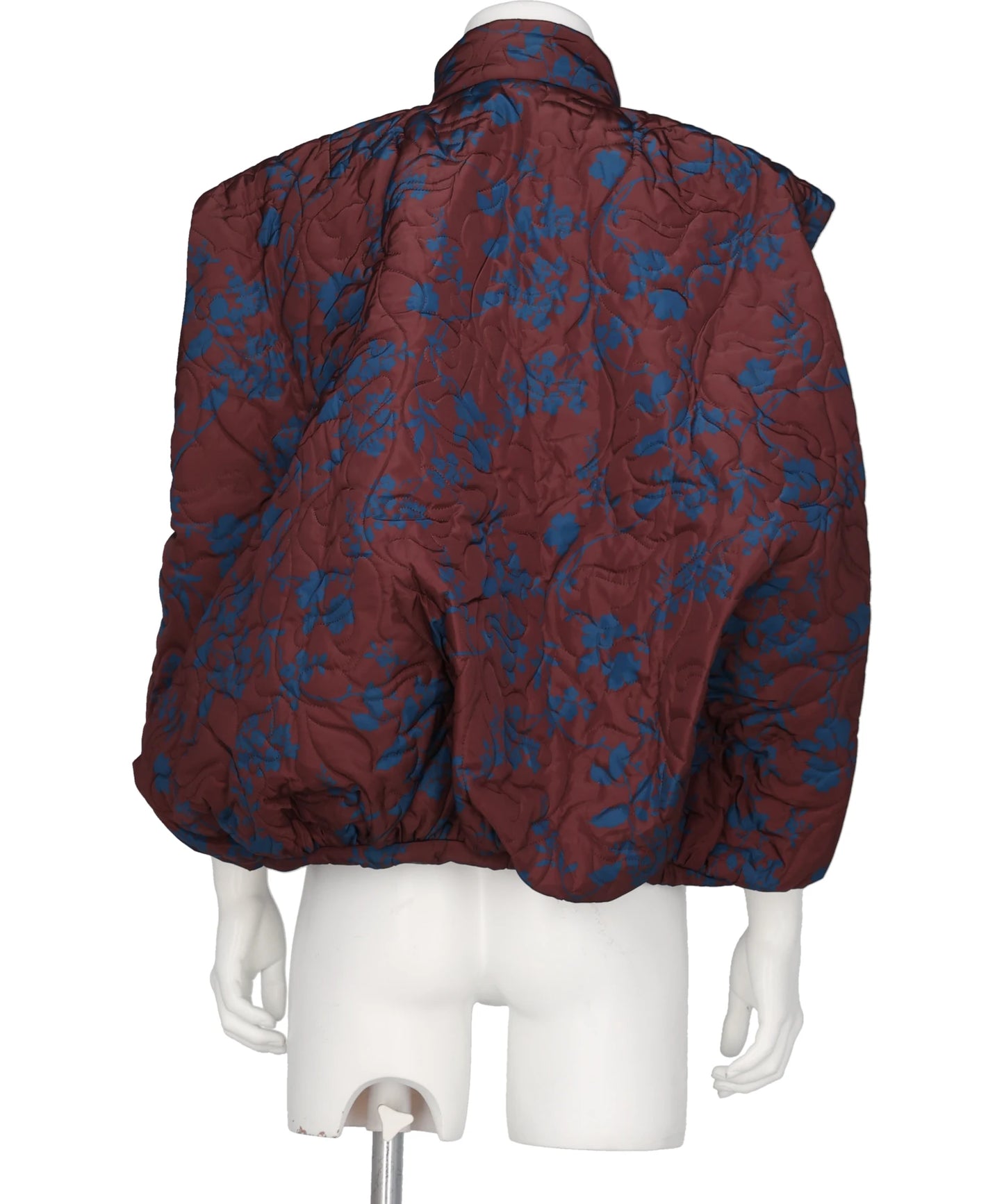 FLOWER PATTERN QUILTED GILET