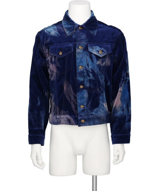 LES SIX AGED VELVET THIRD JACKET