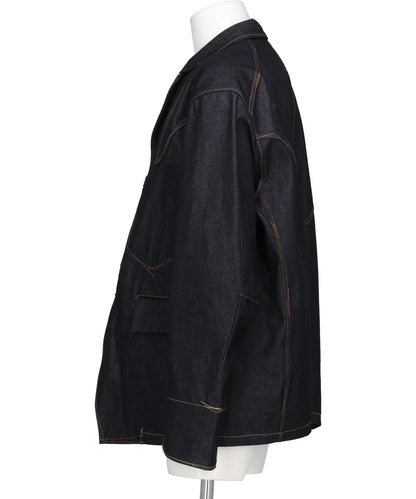 "FREEDOM STITCH" RIGID DENIM WESTERN JACKET