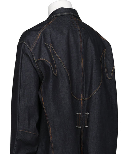 "FREEDOM STITCH" RIGID DENIM WESTERN JACKET