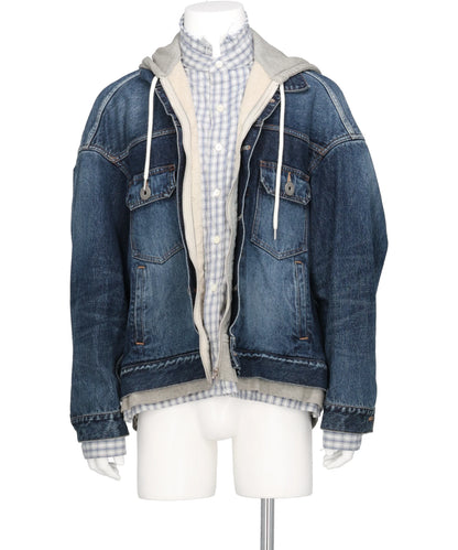 Maison MIHARA YASUHIRO(メゾンミハラヤスヒロ) TRIPLE LAYERED DENIM JK