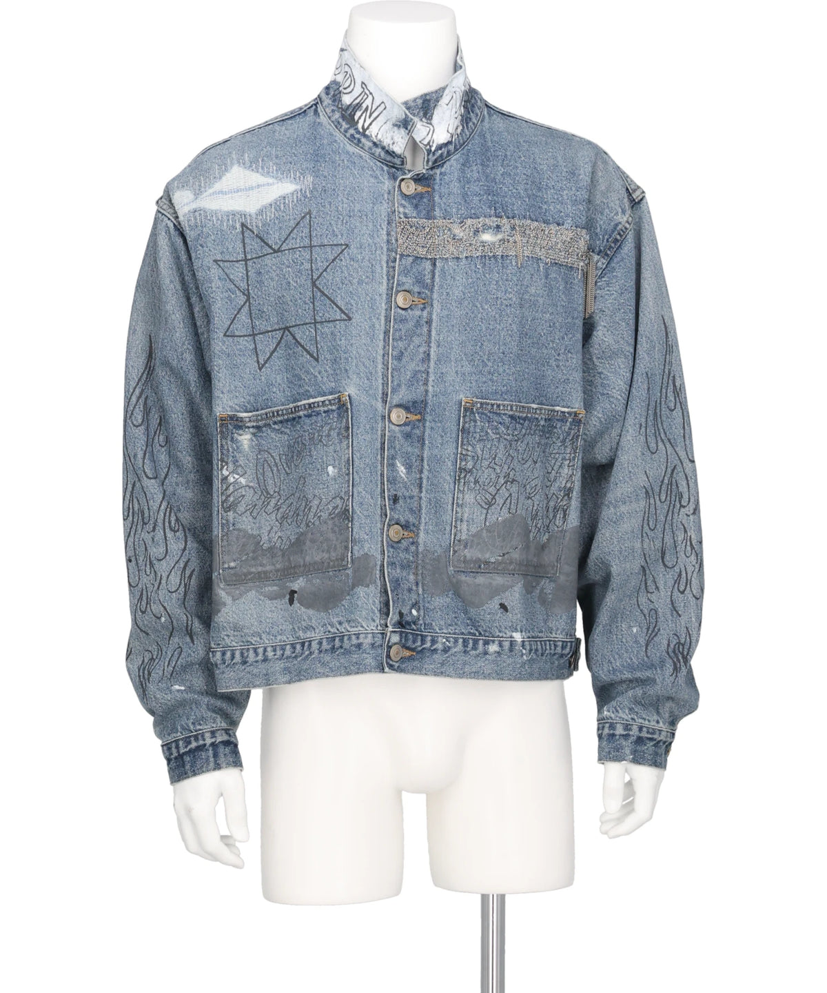 KIMINORI MORISHITA CHAIN DENIM BLOUSON