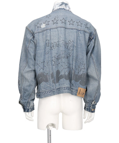 CHAIN DENIM BLOUSON