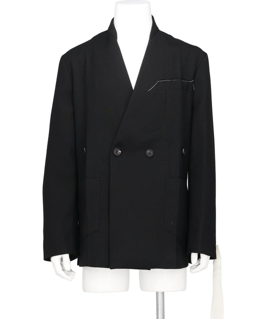 SETCHU(セッチュウ）2026SS NO LAPEL ORIGAMI JACKET MAKISU WOOL U261J014W060