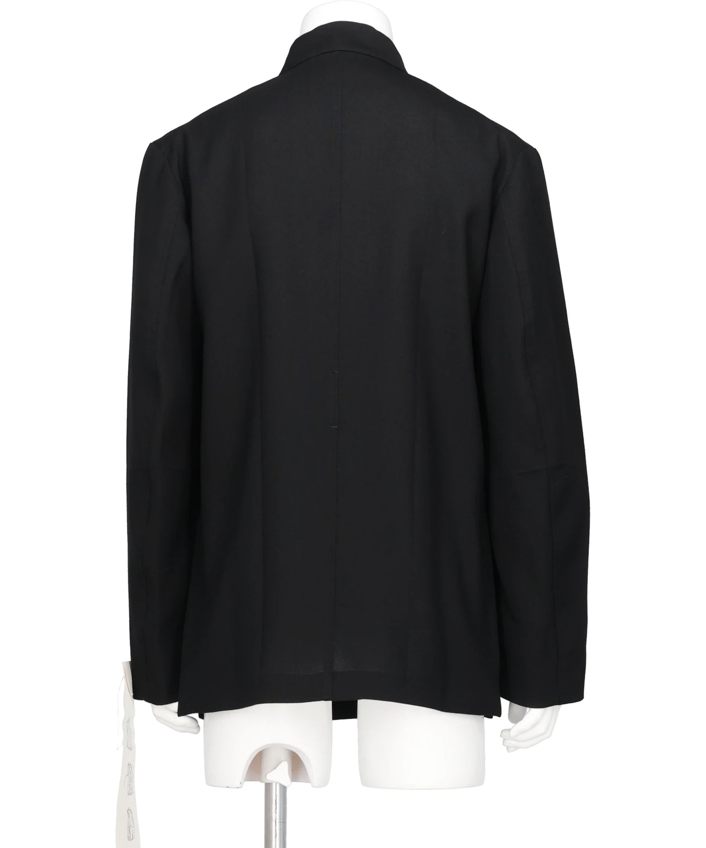 NO LAPEL ORIGAMI JACKET MAKISU WOOL