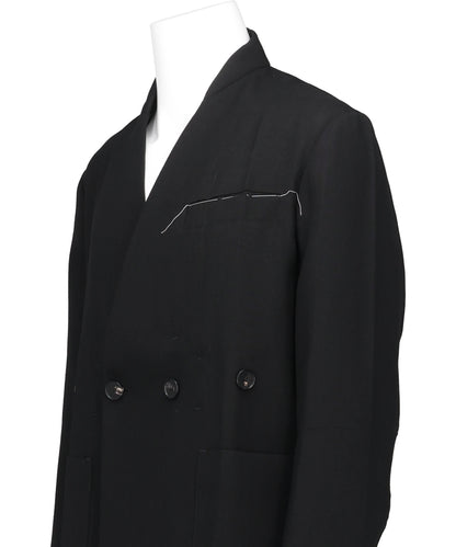 NO LAPEL ORIGAMI JACKET MAKISU WOOL