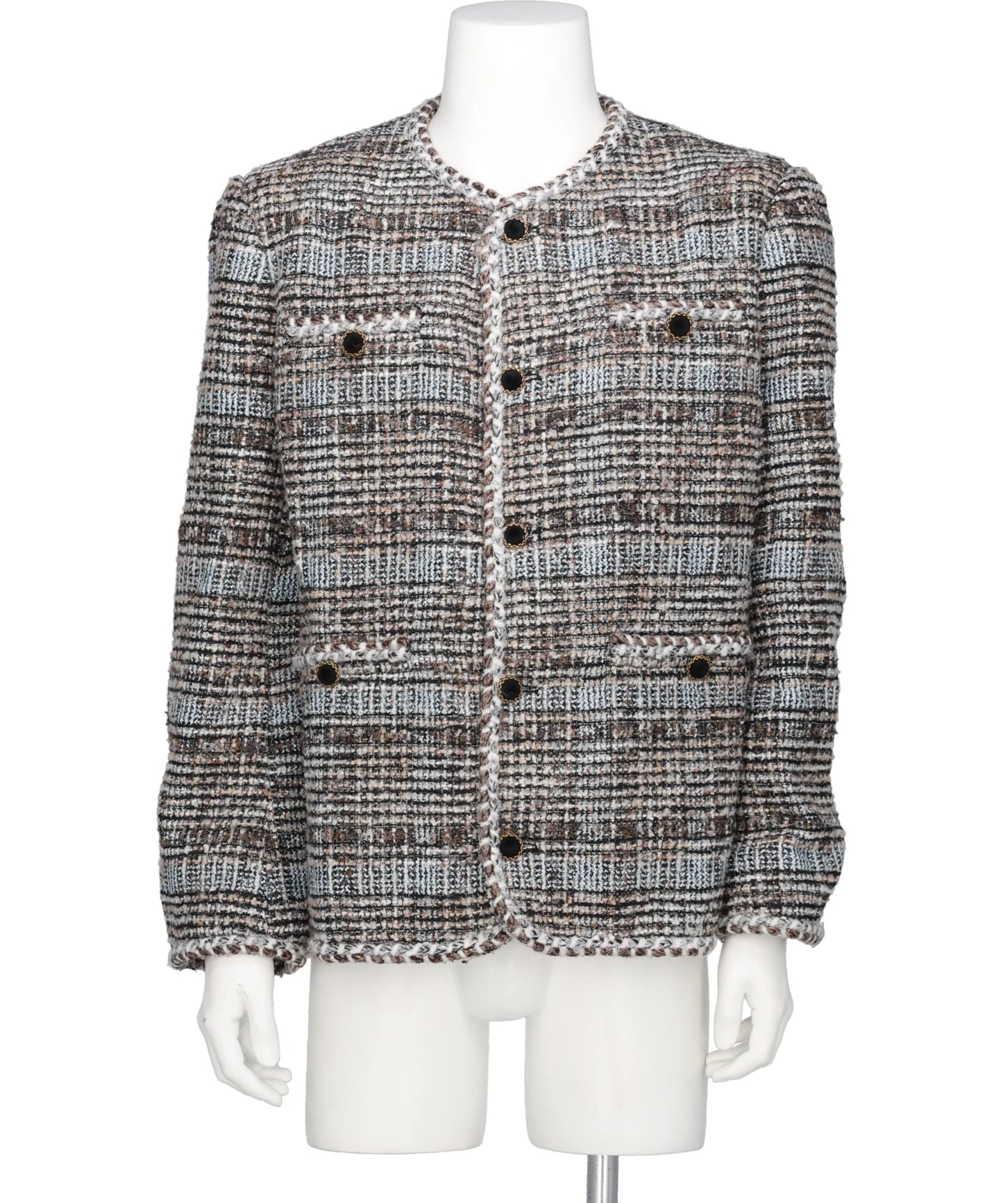 VIVIANO(ヴィヴィアーノ) 2026AW MELANGE TWEED JACKET VM-AW26-J09