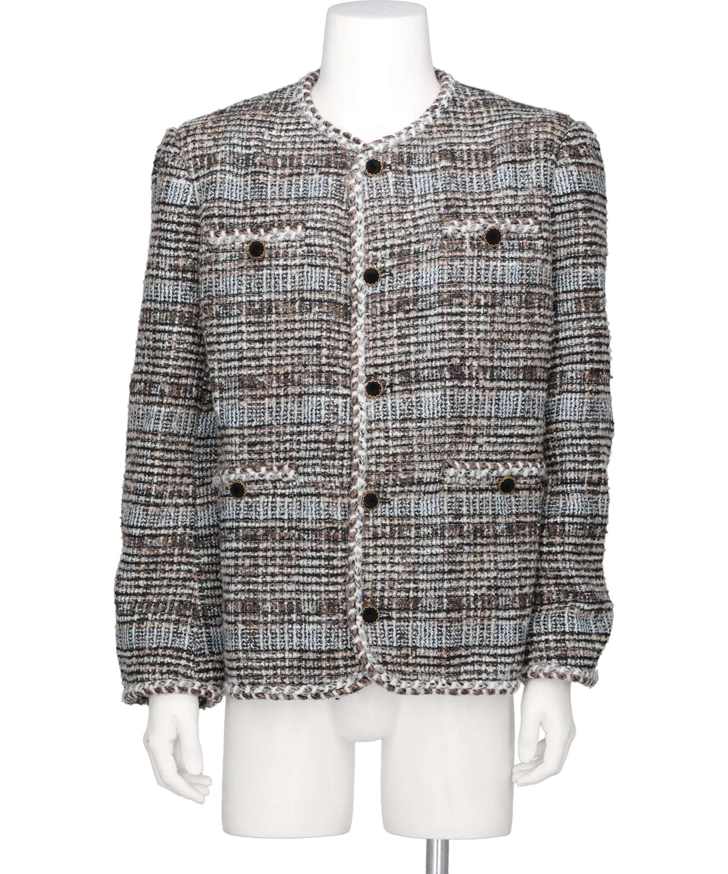 VIVIANO(ヴィヴィアーノ) 2026AW MELANGE TWEED JACKET VM-AW26-J09