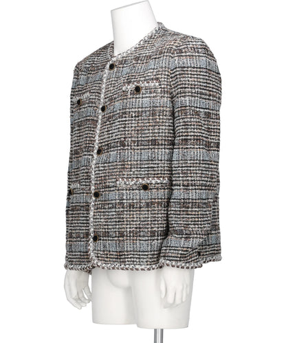 MELANGE TWEED JACKET