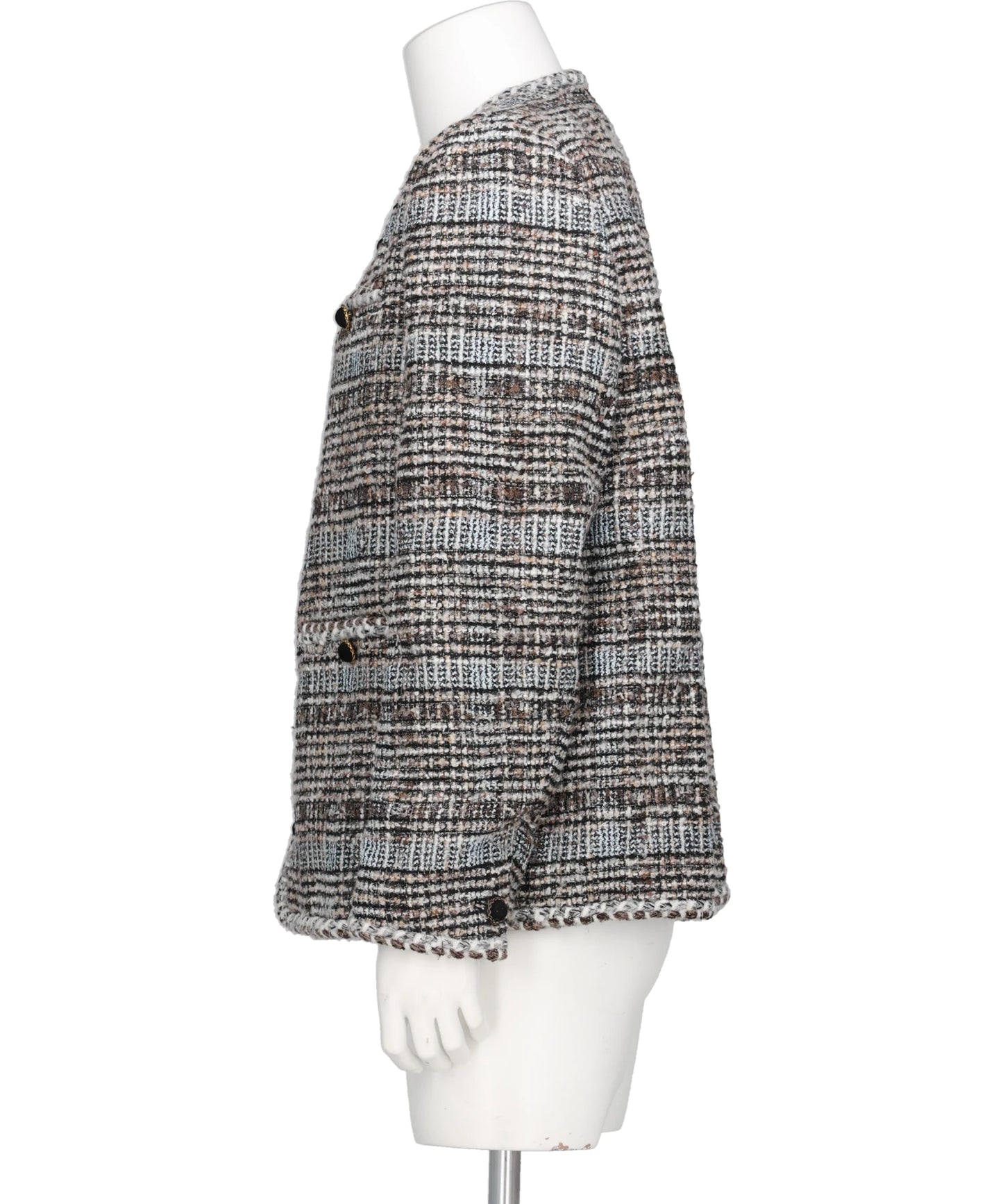 MELANGE TWEED JACKET