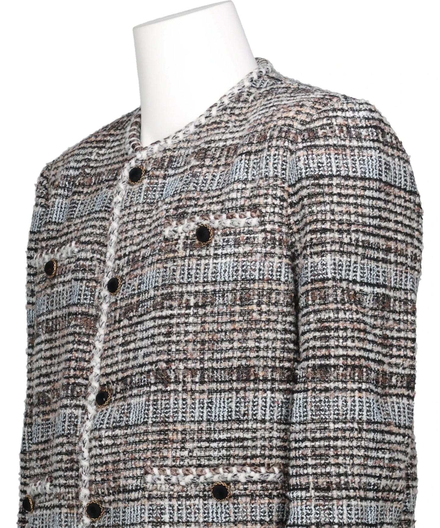 MELANGE TWEED JACKET